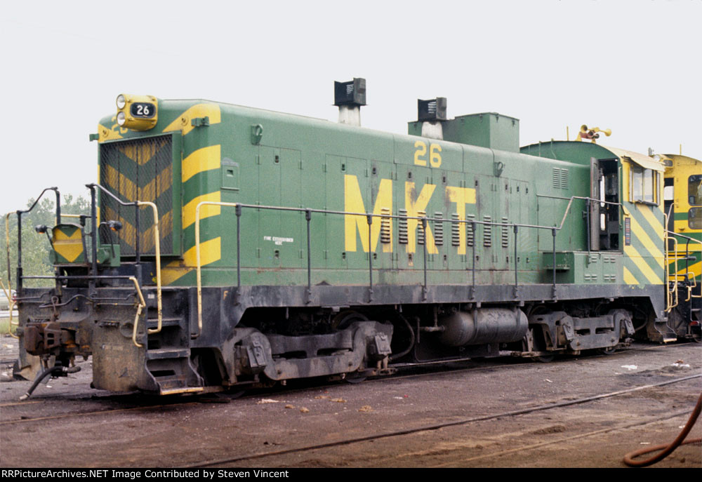 Missouri-Kansas-Texas #26. Rebuilt BLW DS4-4-1000 with EMD prime mover.